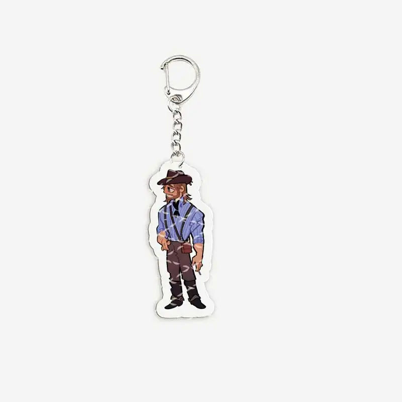 Red Dead Redemption Arthur Morgan Custom Acrylic Keychains - 10 Available at 2Fast2See.co