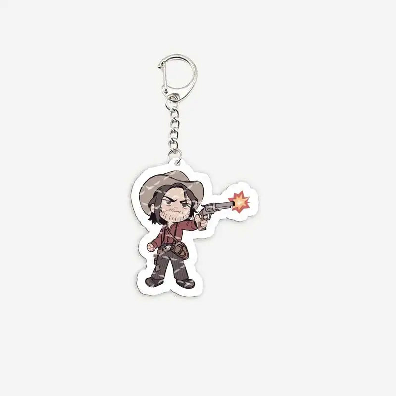 Red Dead Redemption Arthur Morgan Custom Acrylic Keychains - 5 Available at 2Fast2See.co