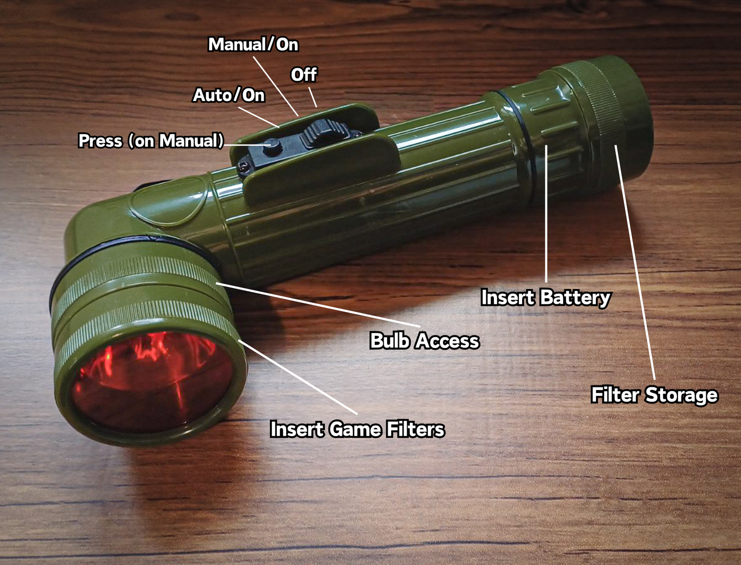 The Last of Us Abby's Flashlight Replica with Game Inspired Filters - Default Title Available at 2Fast2See.co