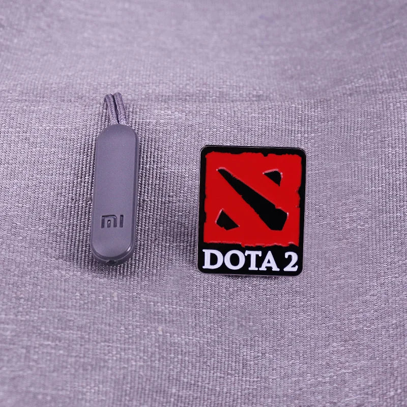DOTA 2 Game Logo Enamel Pin - Default Title Available at 2Fast2See.co