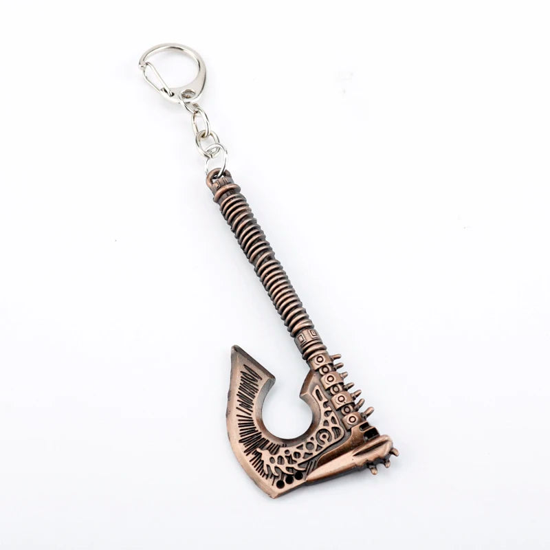 World of Warcraft Axe Keychain Grom Hellscream Gorehowl Axe Keyring