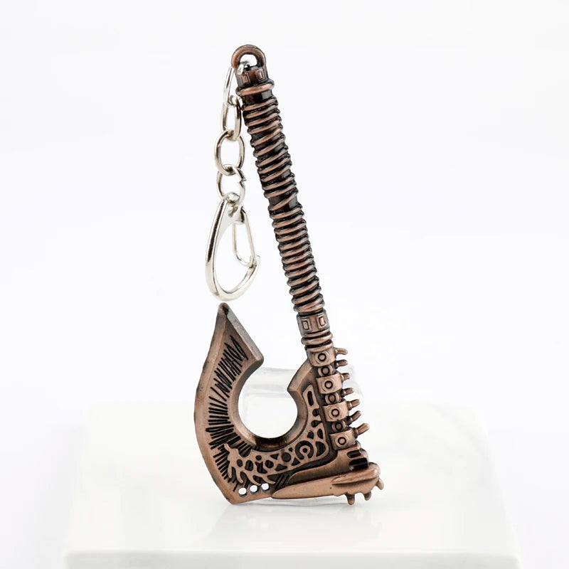 World of Warcraft Axe Keychain Grom Hellscream Gorehowl Axe Keyring