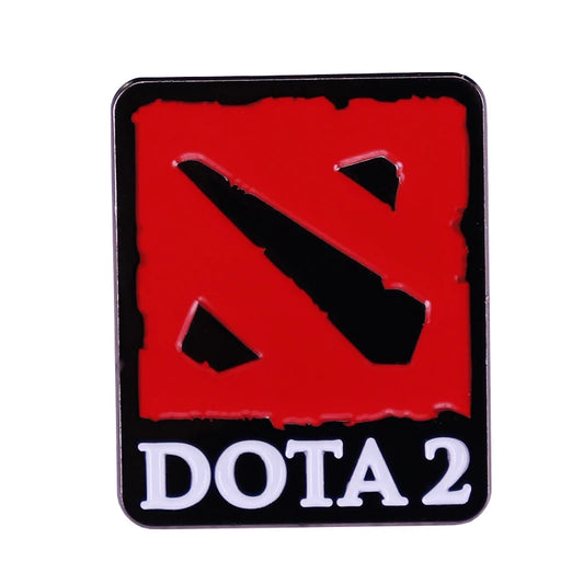 DOTA 2 Game Logo Enamel Pin - Default Title Available at 2Fast2See.co