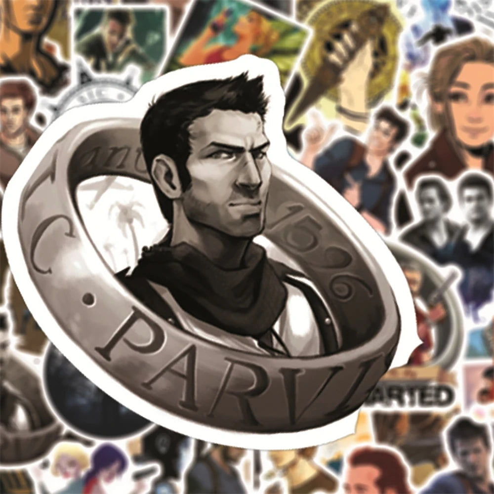 Uncharted 4 Game Inspired Stickers - 3 Sets