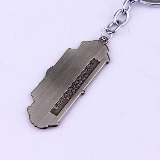 World Of Warcraft Keychain Engraved Logo Metal Keyring - Default Title Available at 2Fast2See.co
