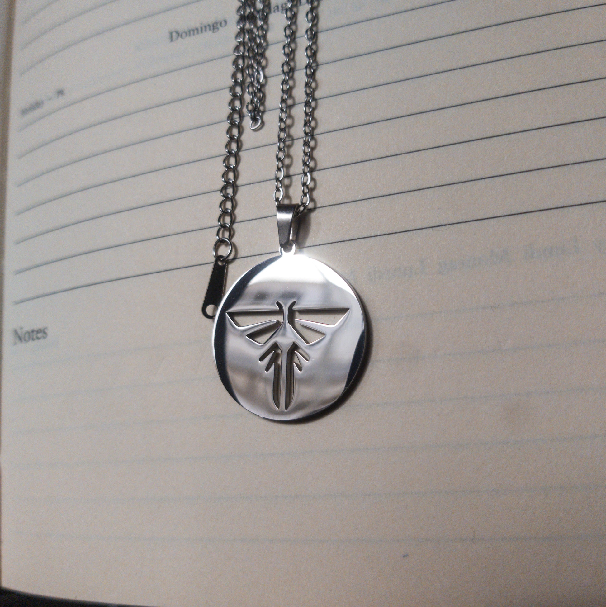 The Last of Us Stainless Steel Firefly Necklace - Gold Available at 2Fast2See.co