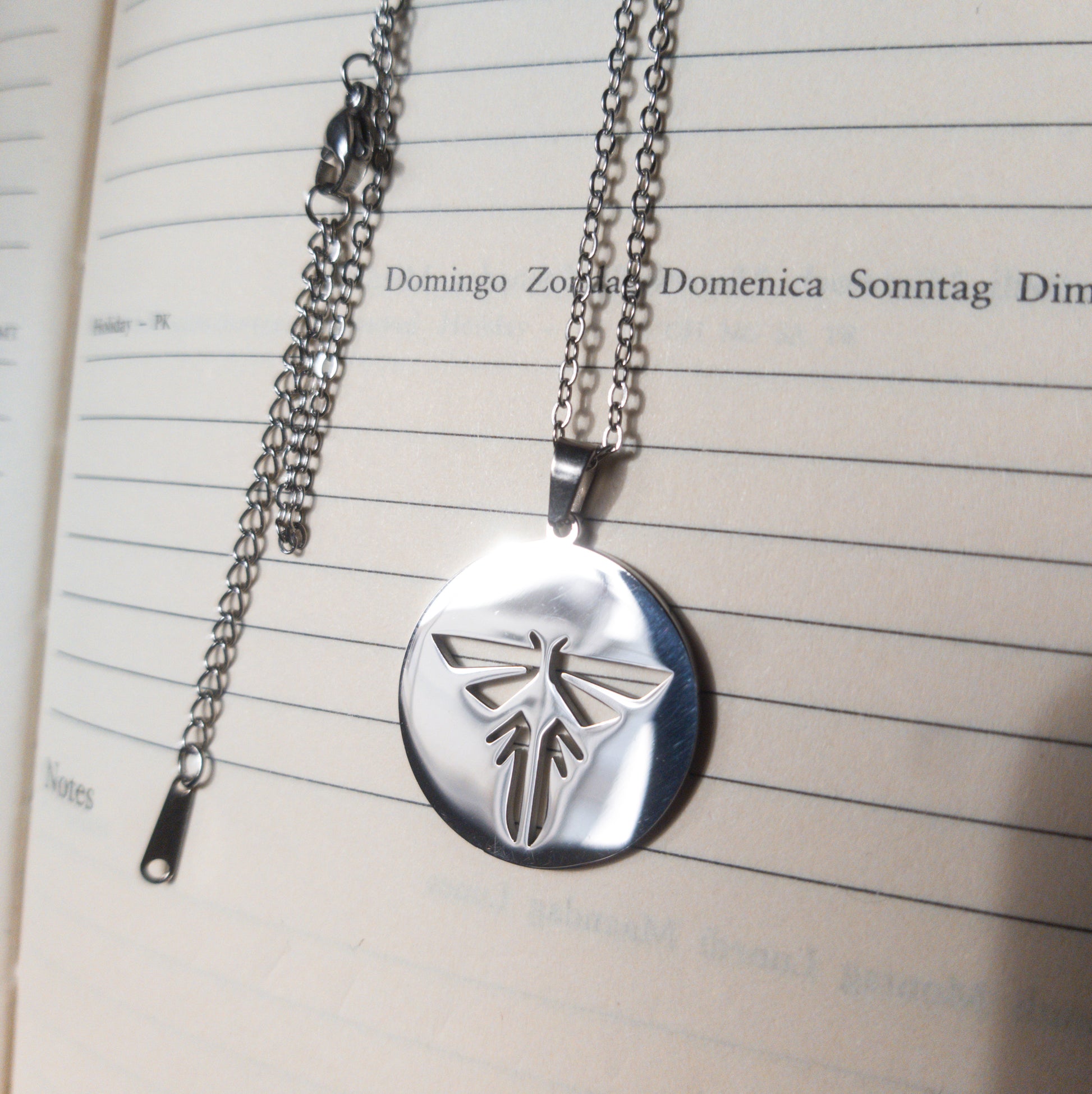 The Last of Us Stainless Steel Firefly Necklace - Gold Available at 2Fast2See.co