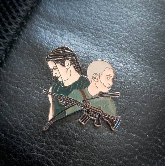 The Last Of Us Part II Abby & Lev Enamel Pin Extremely Detailed - Default Title Available at 2Fast2See.co