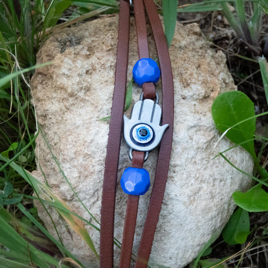 The Last of Us Ellie's Leather Handmade Bracelet Replica Dina's Gift