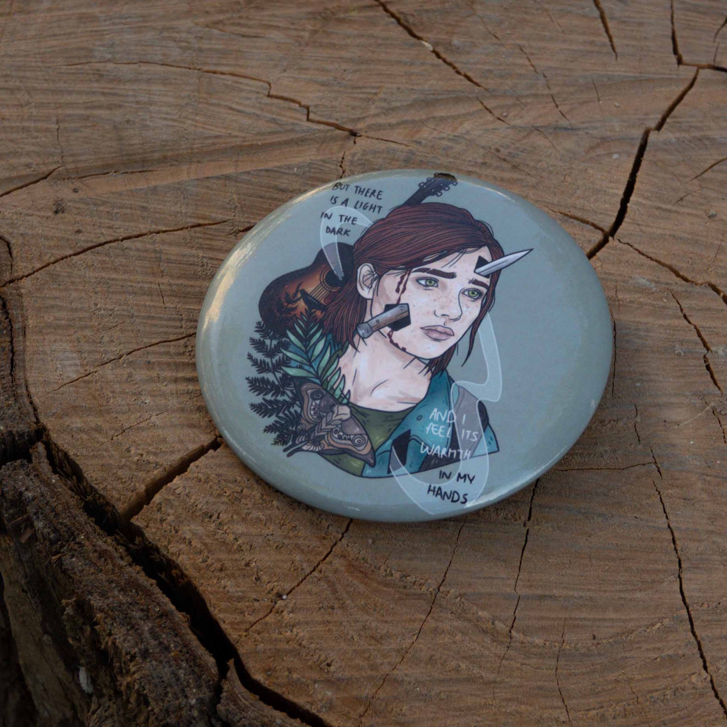 The Last of Us Ellie Pin There Is a Light in The Dark Brooch