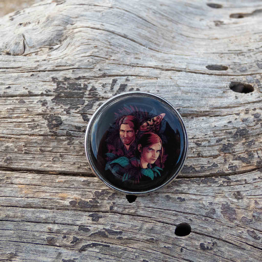 The Last of Us I'd Lose Myself Ellie and Joel Metallic Pin