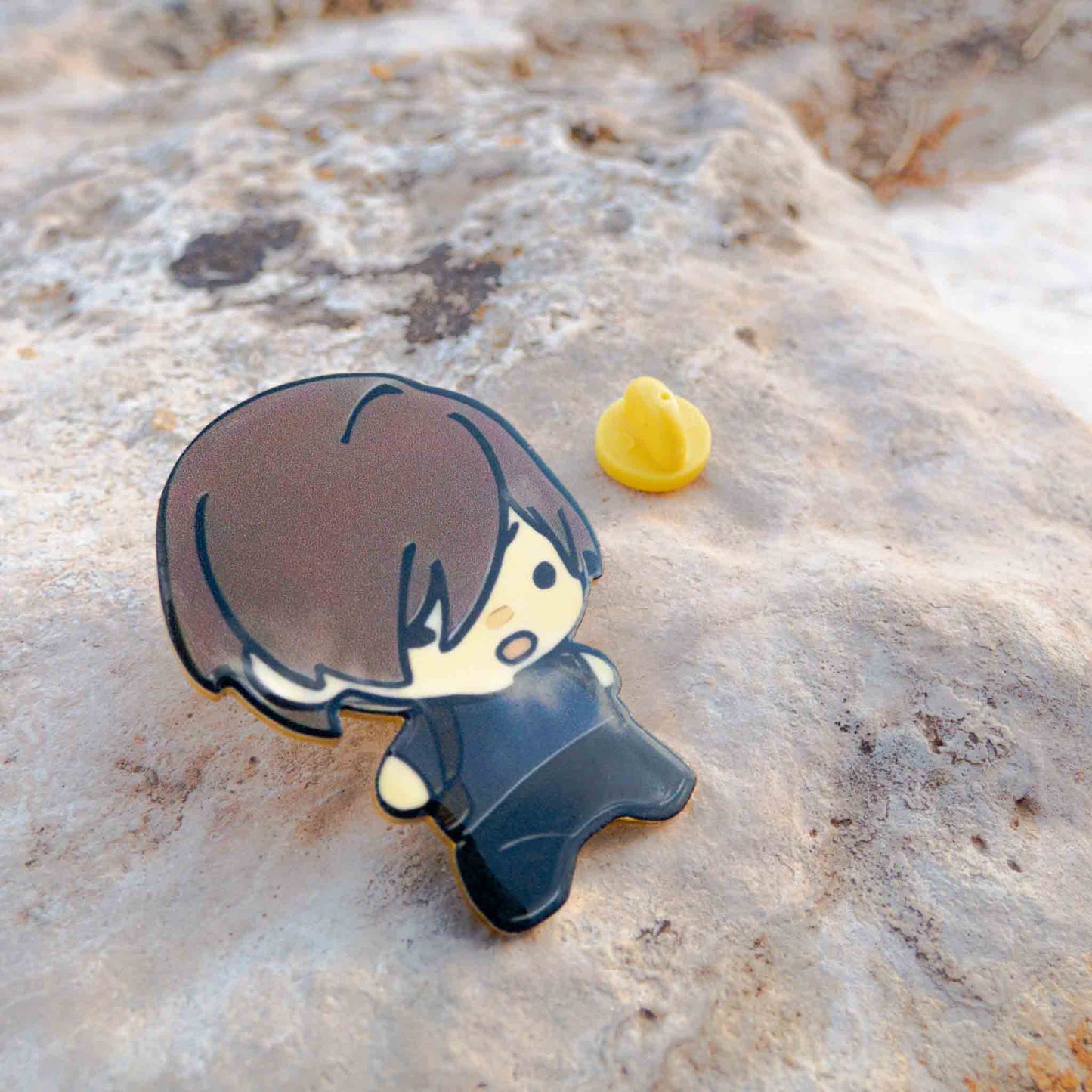 Resident Evil Leon Kennedy Metallic Pin Brooch