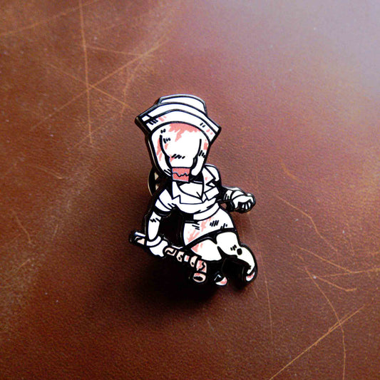 Silent Hill 2 The Bubble Head Bloody Nurse Enamel Pin Badge