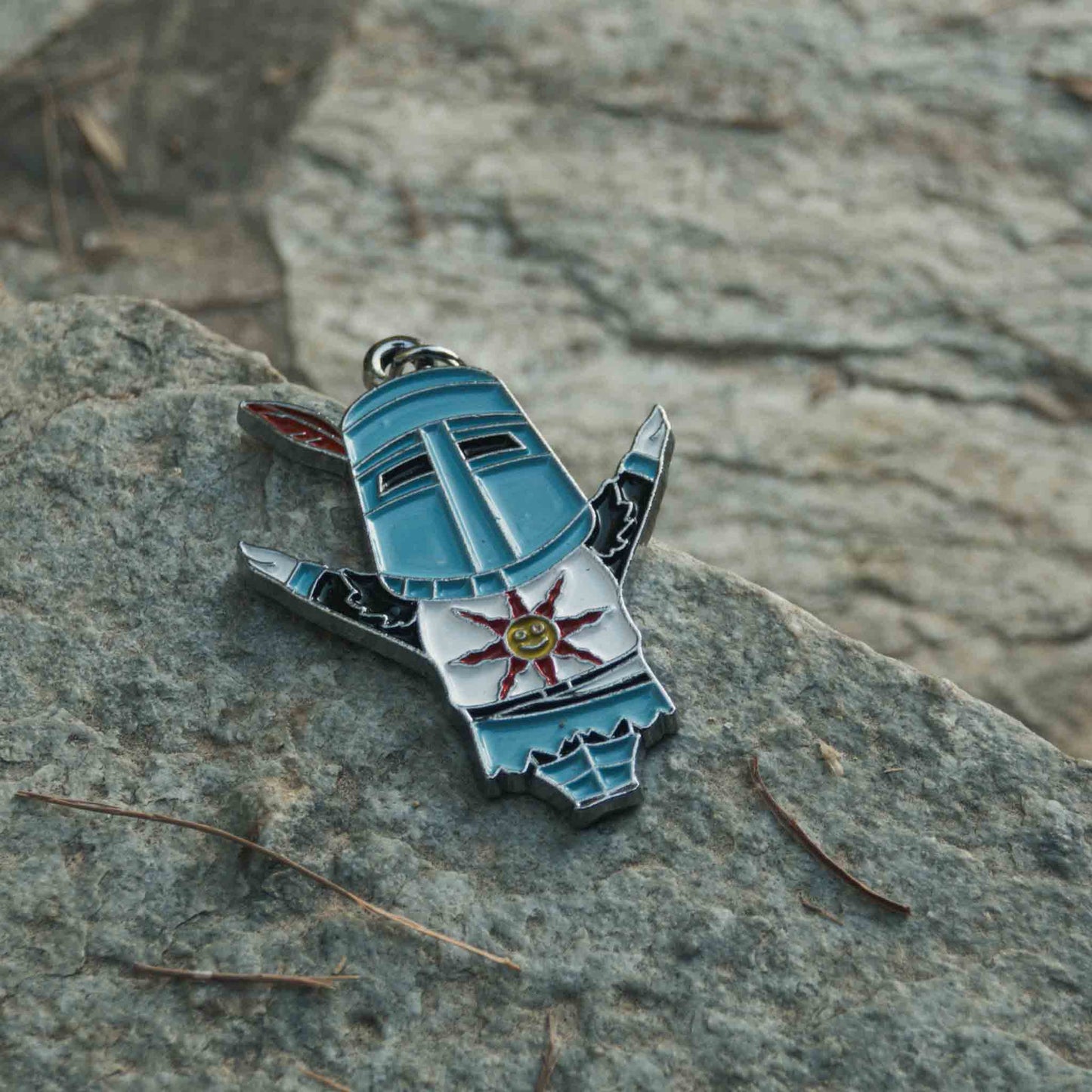 Dark Souls Steel Knight of Sunlight Solaire of Astora Keychain