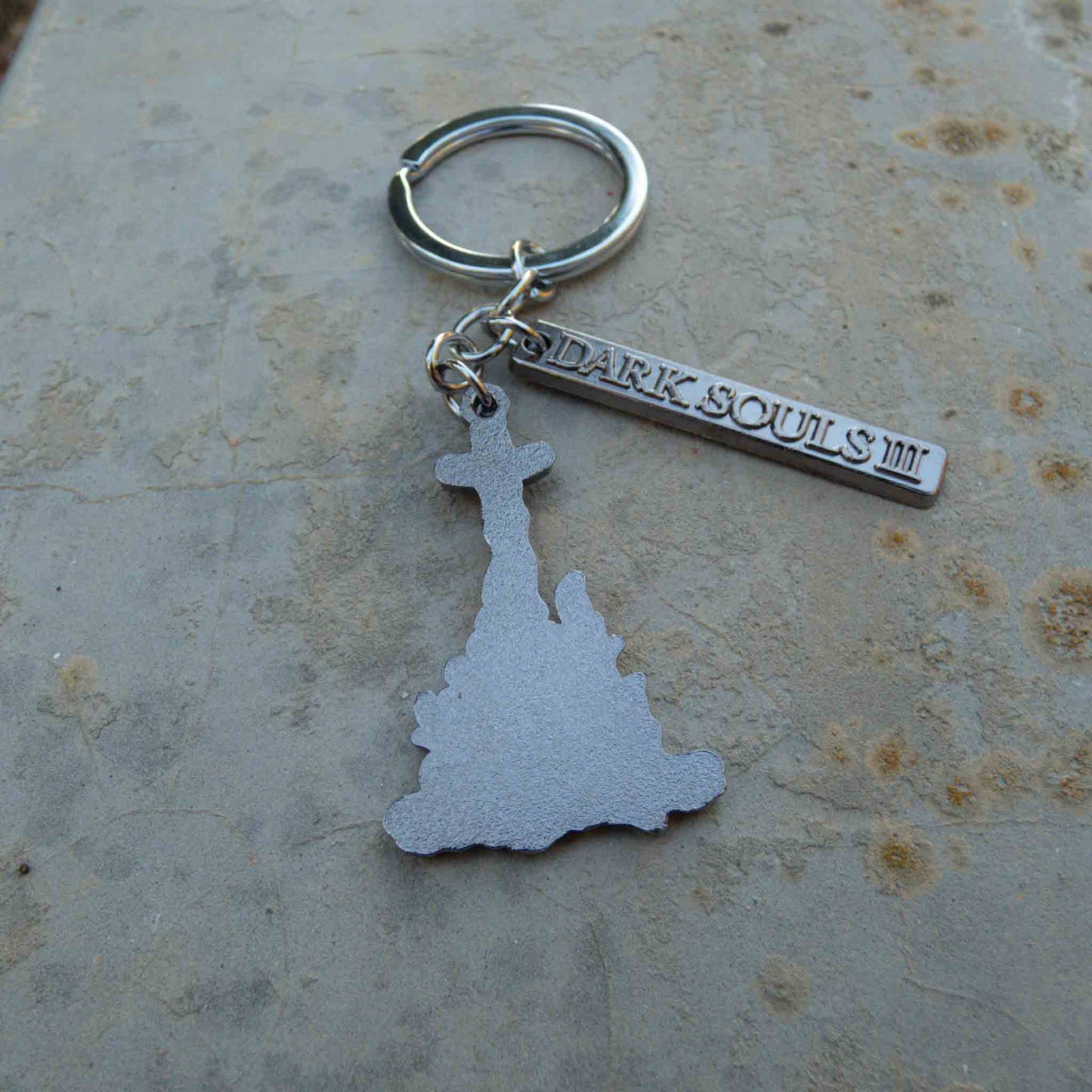 Dark Souls III Metallic Tag Bonfire Keychain