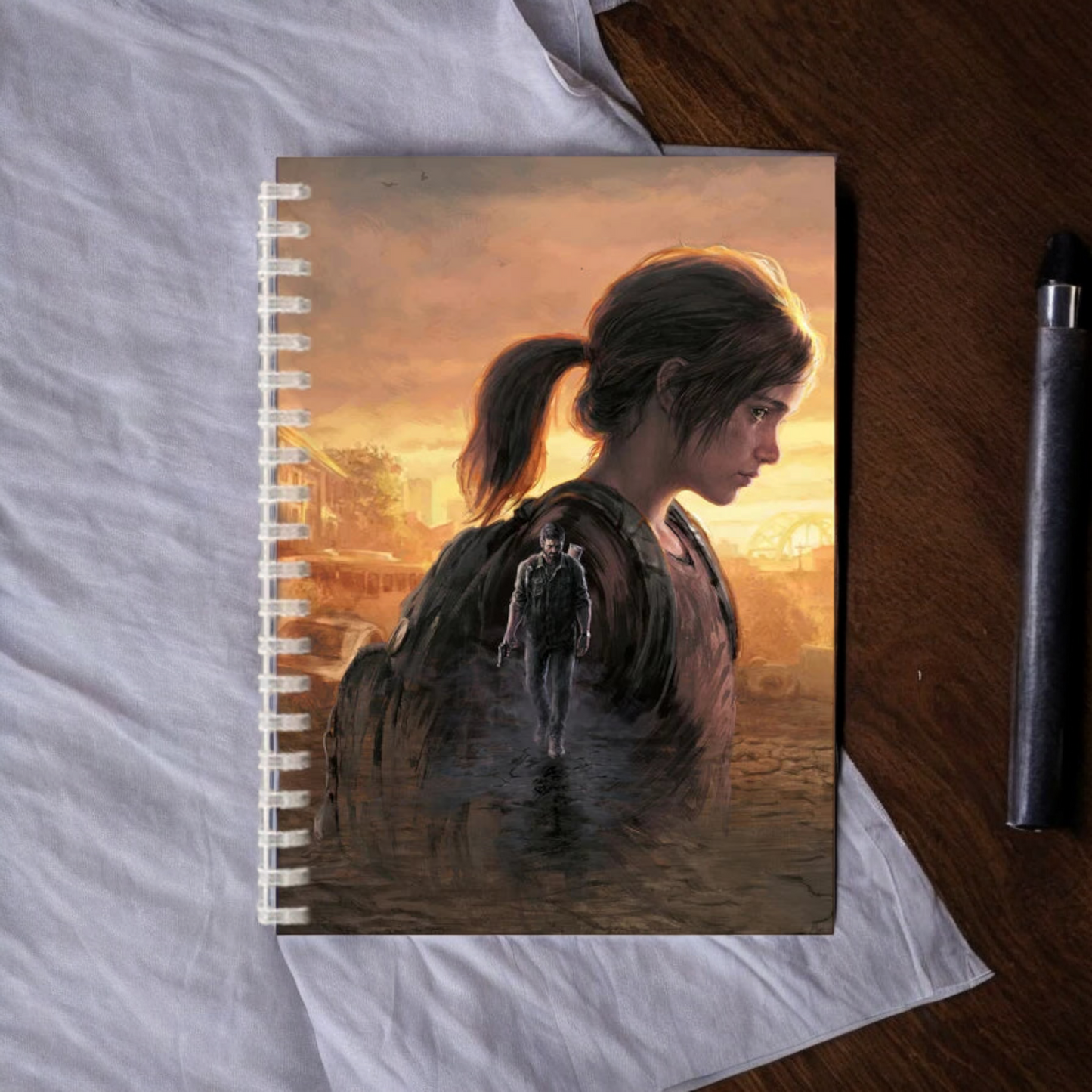 A5 Spiral The Last of Us Notebook Retro Journal Lined & Blank