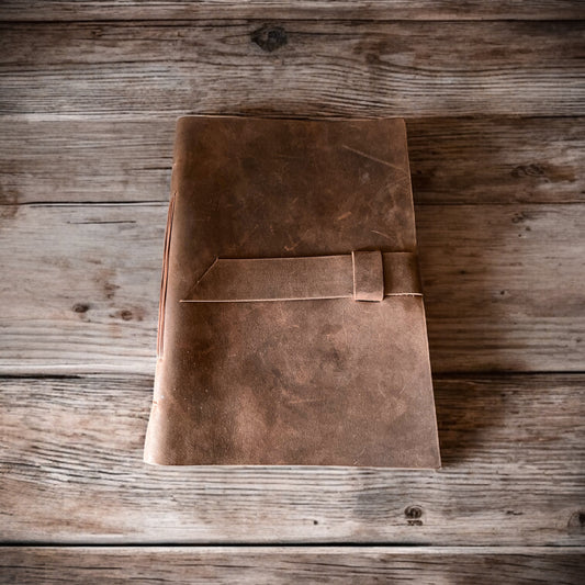 Red Dead Redemption Original Arthur's Leather Journal - Brown Leather Cover Available at 2Fast2See.co