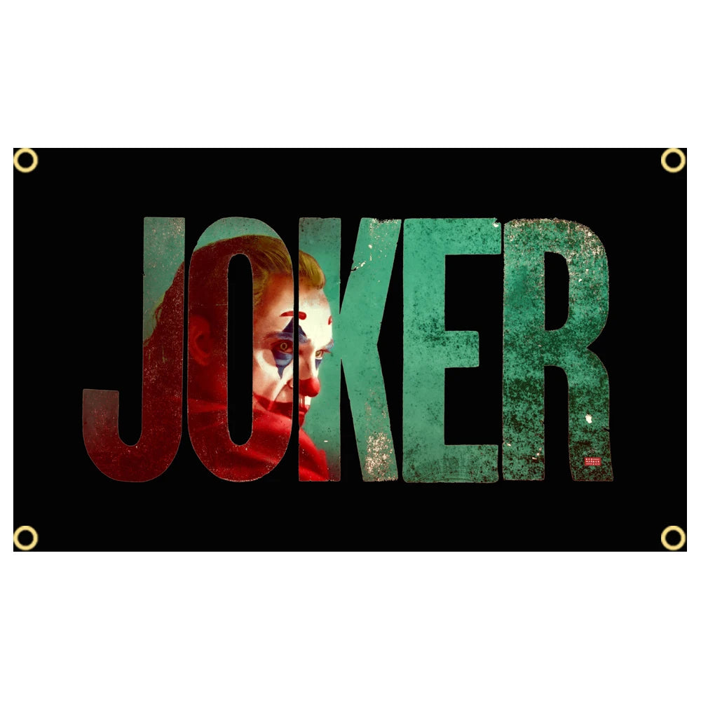 Joker Why So Serious? Inspired Fabric Banners Decoration Ideas - 8 / 90 x 150cm Available at 2Fast2See.co