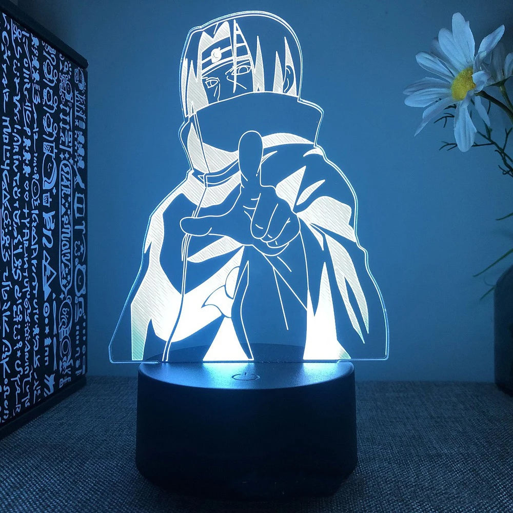 Anime Naruto Uzumaki LED 3D Night Lamps 16 Colors Lamp Decor