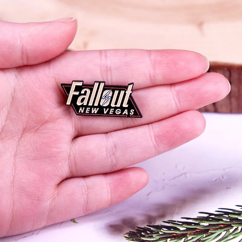 Falloout-Game Logo Metal Pin - Available at 2Fast2See.co