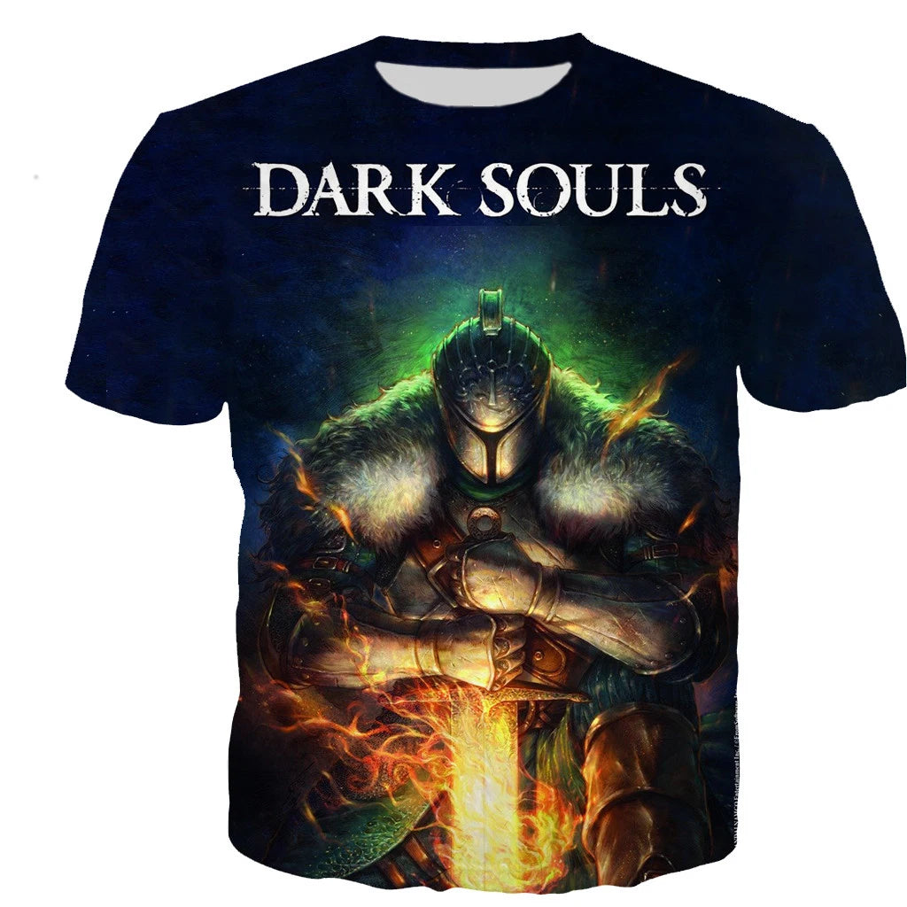 Dark Souls Remastered Inspired Cotton Tshirts - 3 / S Available at 2Fast2See.co