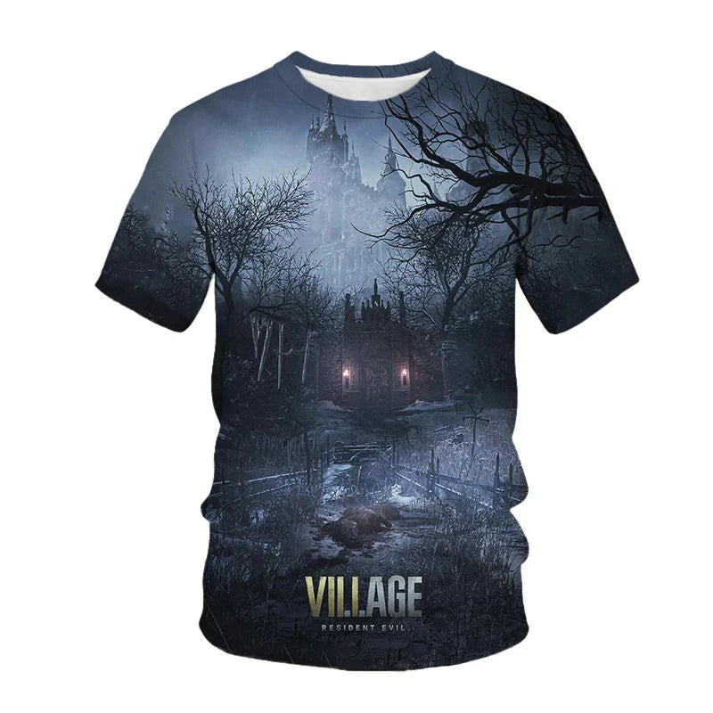 Resident Evil Village Gaming Themed Tshirts - Option 3 / S Available at 2Fast2See.co