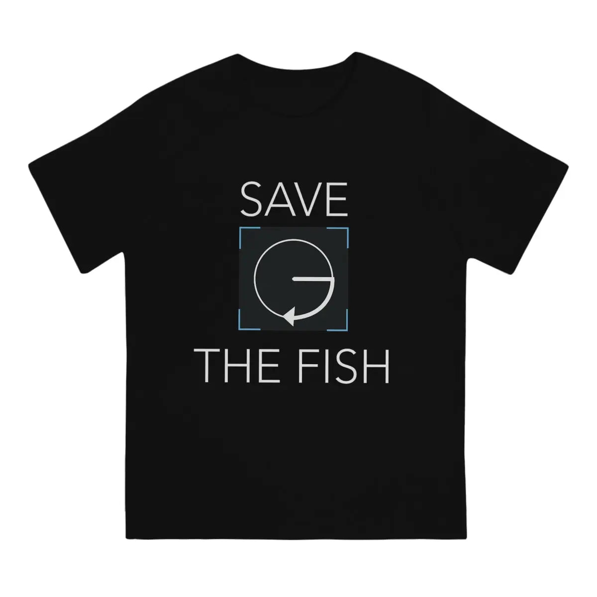 Detroit Become Human Save The Fish Cotton Short Sleeve T-Shirt
