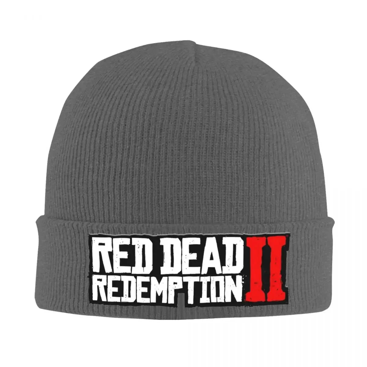 Red Dead Redemption 2 Knit Beanie Winter Warm - Dark Gray / One Size Available at 2Fast2See.co