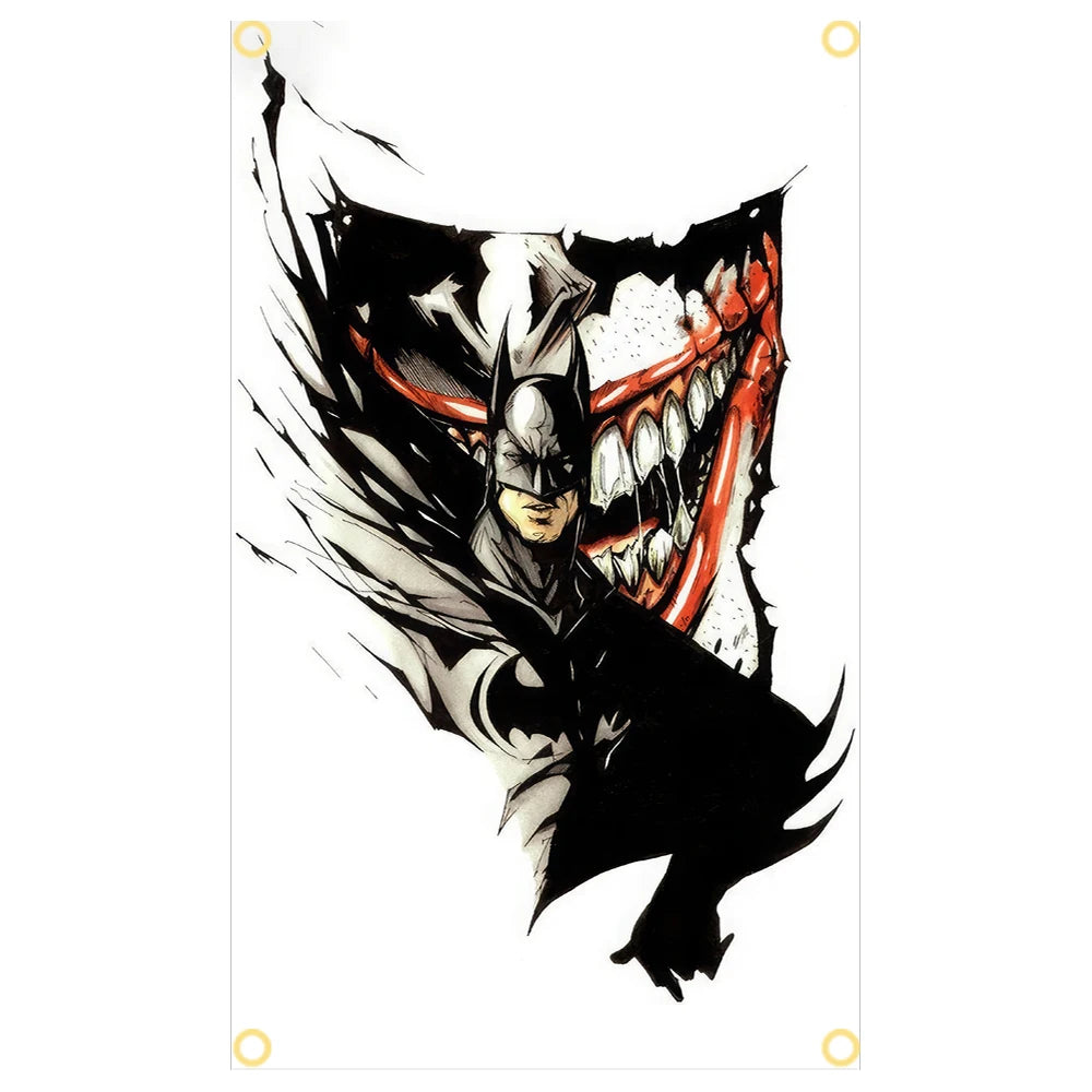 Joker Why So Serious? Inspired Fabric Banners Decoration Ideas - 6 / 90 x 150cm Available at 2Fast2See.co