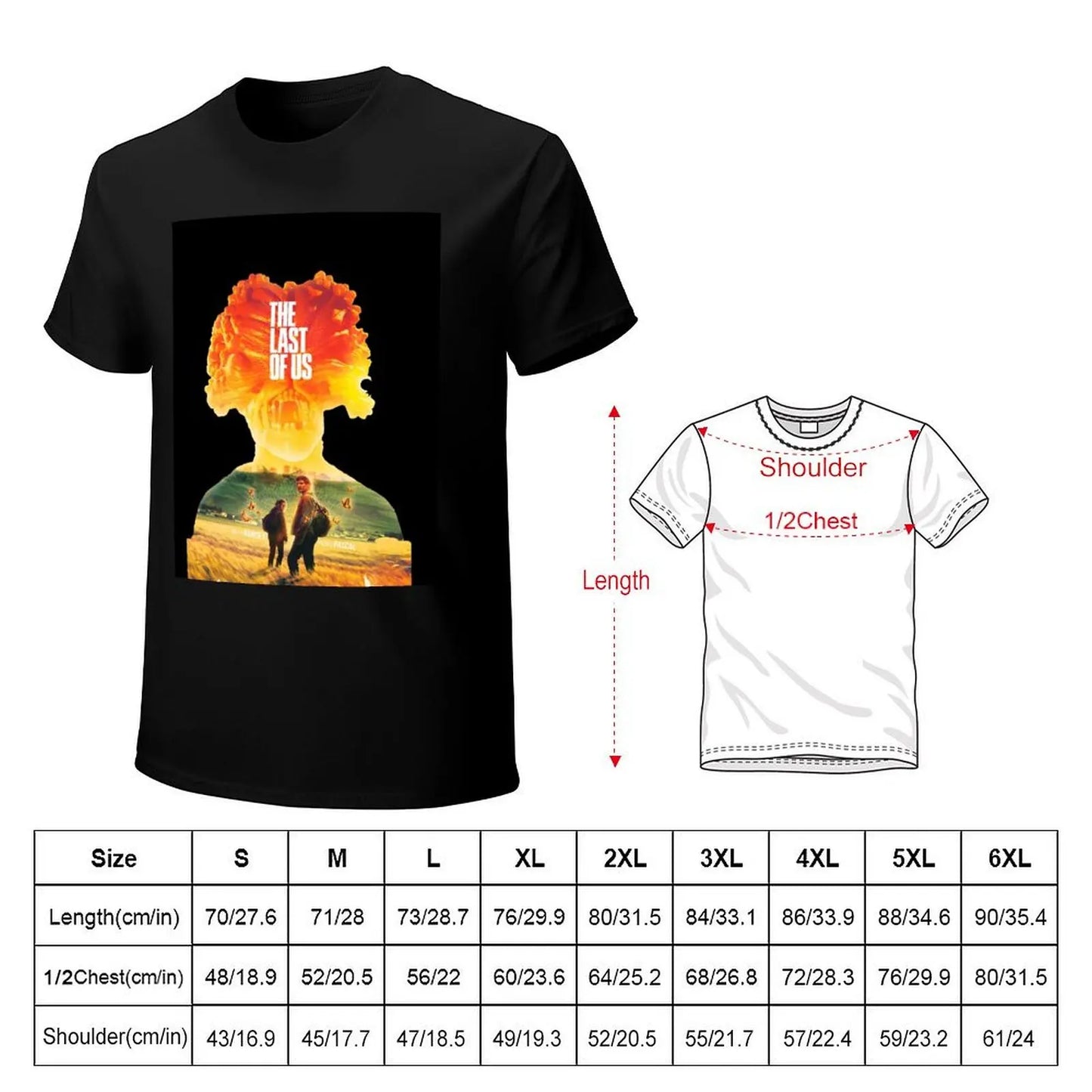 The Last of Us Clicker Zombie Soft Tshirt