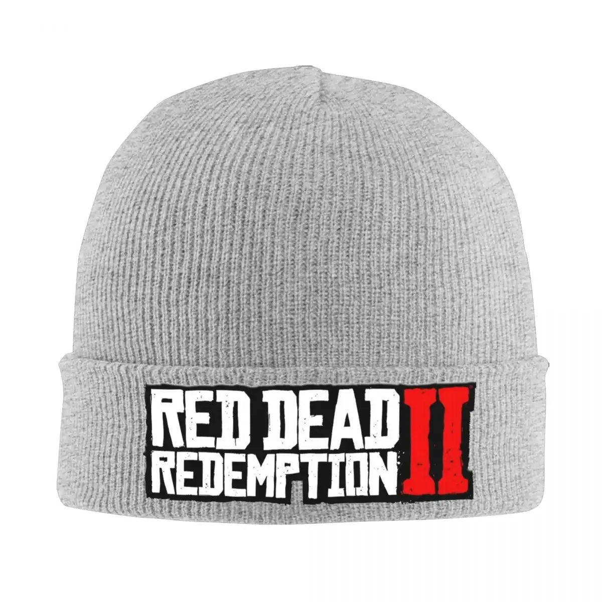 Red Dead Redemption 2 Knit Beanie Winter Warm - Gray / One Size Available at 2Fast2See.co
