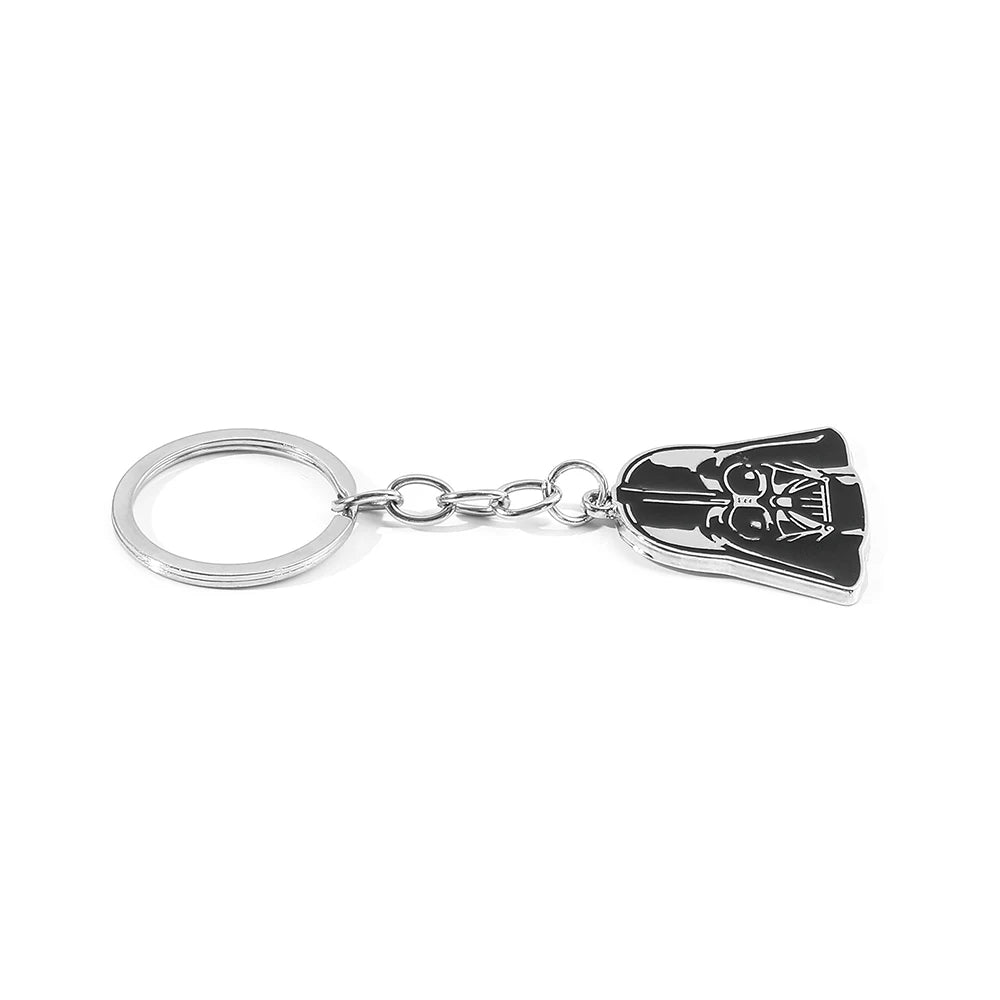 Star Wars Movie Keychain Darth Vader Metal Pendant - Available at 2Fast2See.co