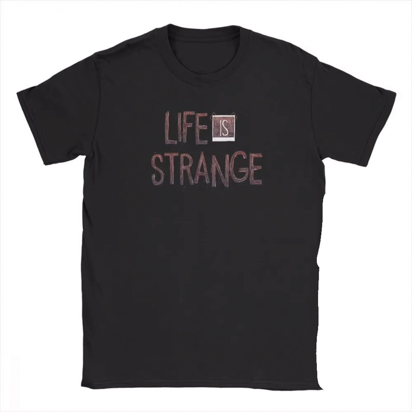 Life Is Strange Inspired Logo Tshirt Vintage Cotton Tee - Black / XS Available at 2Fast2See.co