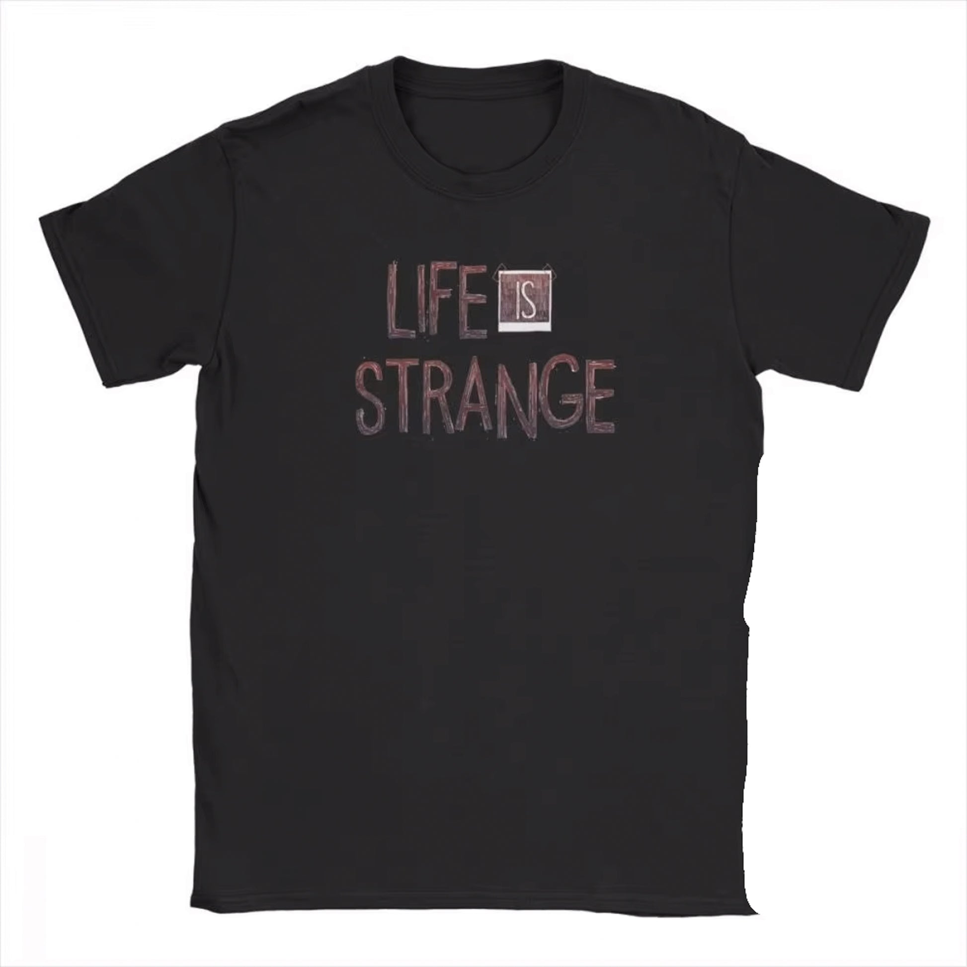 Life Is Strange Inspired Logo Tshirt Vintage Cotton Tee - Black / XS Available at 2Fast2See.co