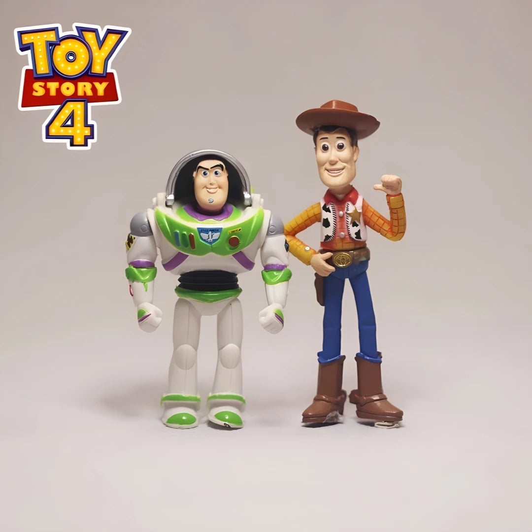 Disney Toy Story 4 Woody Buzz Lightyear 4-7cm 7pcs/set Action Figures