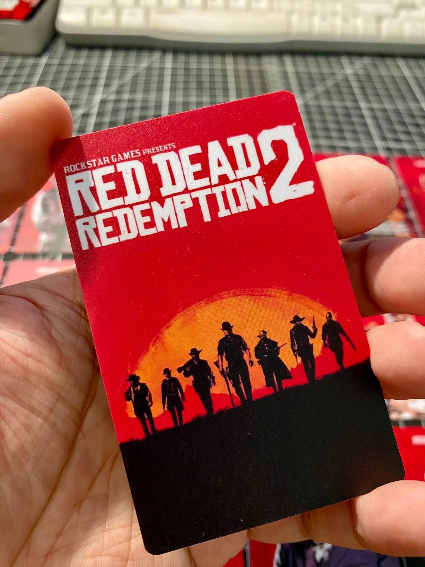 Red Dead Redemption 24-Card Game Collectible Character Cards - Van De Lindegang Theme - Original x24 Available at 2Fast2See.co