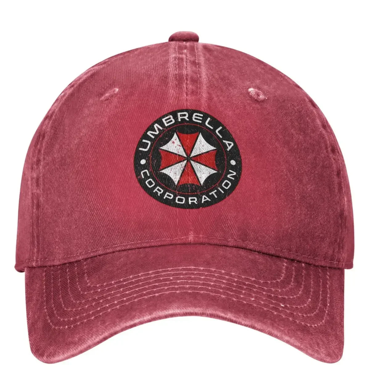 Resident Evil 4 Hat Umbrella Corporation Vintage Cap - Red / One Size Available at 2Fast2See.co