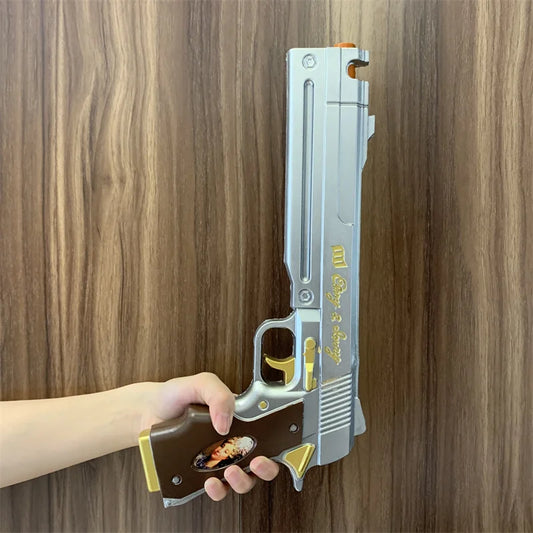 DMC Dante Gun Ebony Ivory White and Black Revolver Weapons 1:1 Cosplay Model - Black Available at 2Fast2See.co