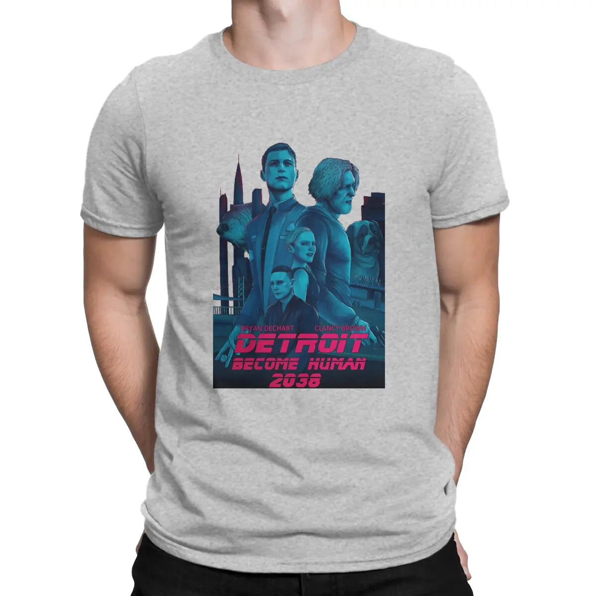 Detroit Become Human 2038 Retro Inspired Tshirt