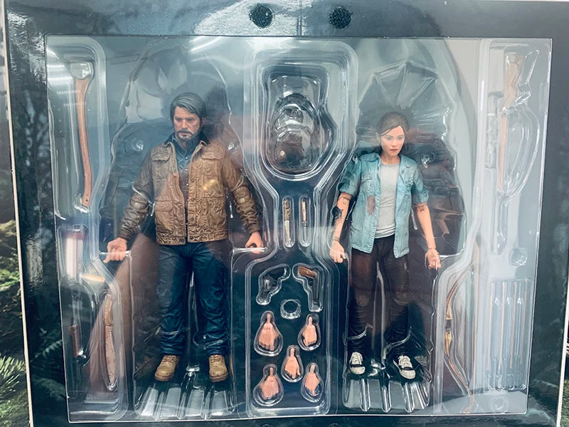 NECA The Last of US 2 Pack of Two 7” Scale Action Figures – Ultimate 2 Pack Joel & Ellie - Default Title Available at 2Fast2See.co