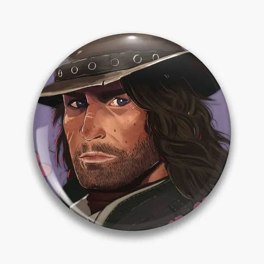 John Marston Soft Button Pin Lapel Pin - 58mm Available at 2Fast2See.co