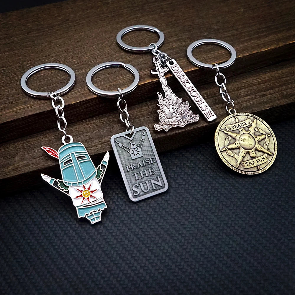 Dark Souls Steel Keychains Game Inspired Keychains - 1 Available at 2Fast2See.co