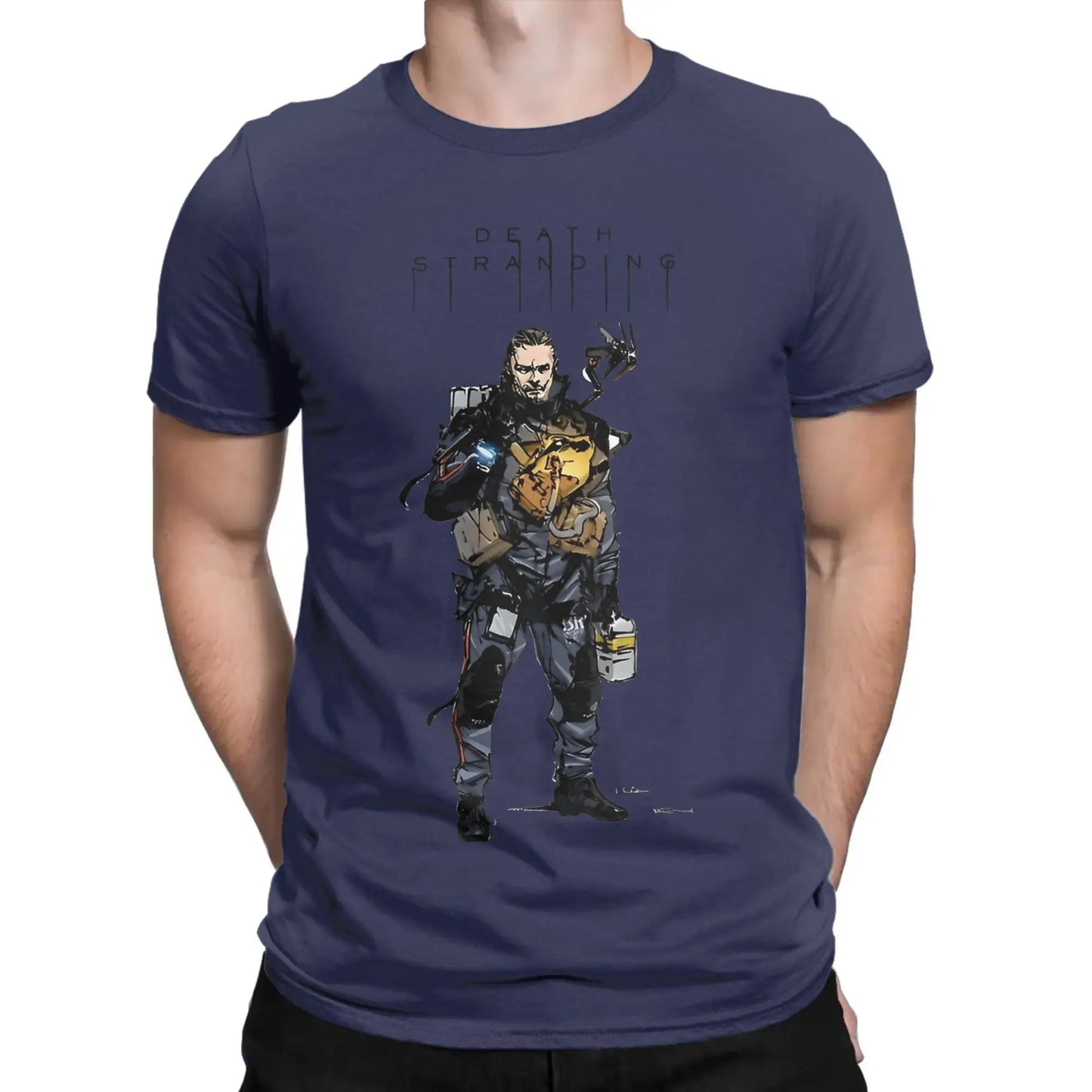 Death Stranding Game Tshirt Fanmade Cotton Tee