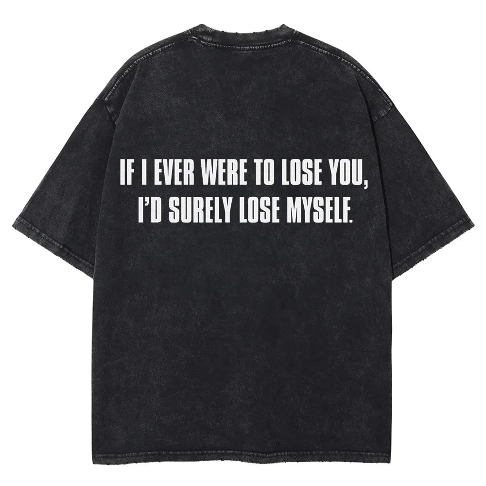 The Last of Us "If I Ever Were to Lose You" Retro Vintage Design Tshirt - Black / M Available at 2Fast2See.co