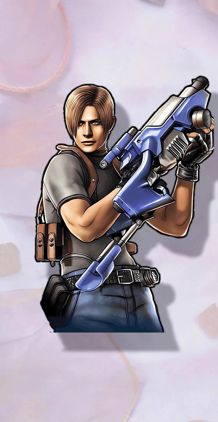 Resident Evil Leon Kennedy Inspired Brooches Enamel Pins