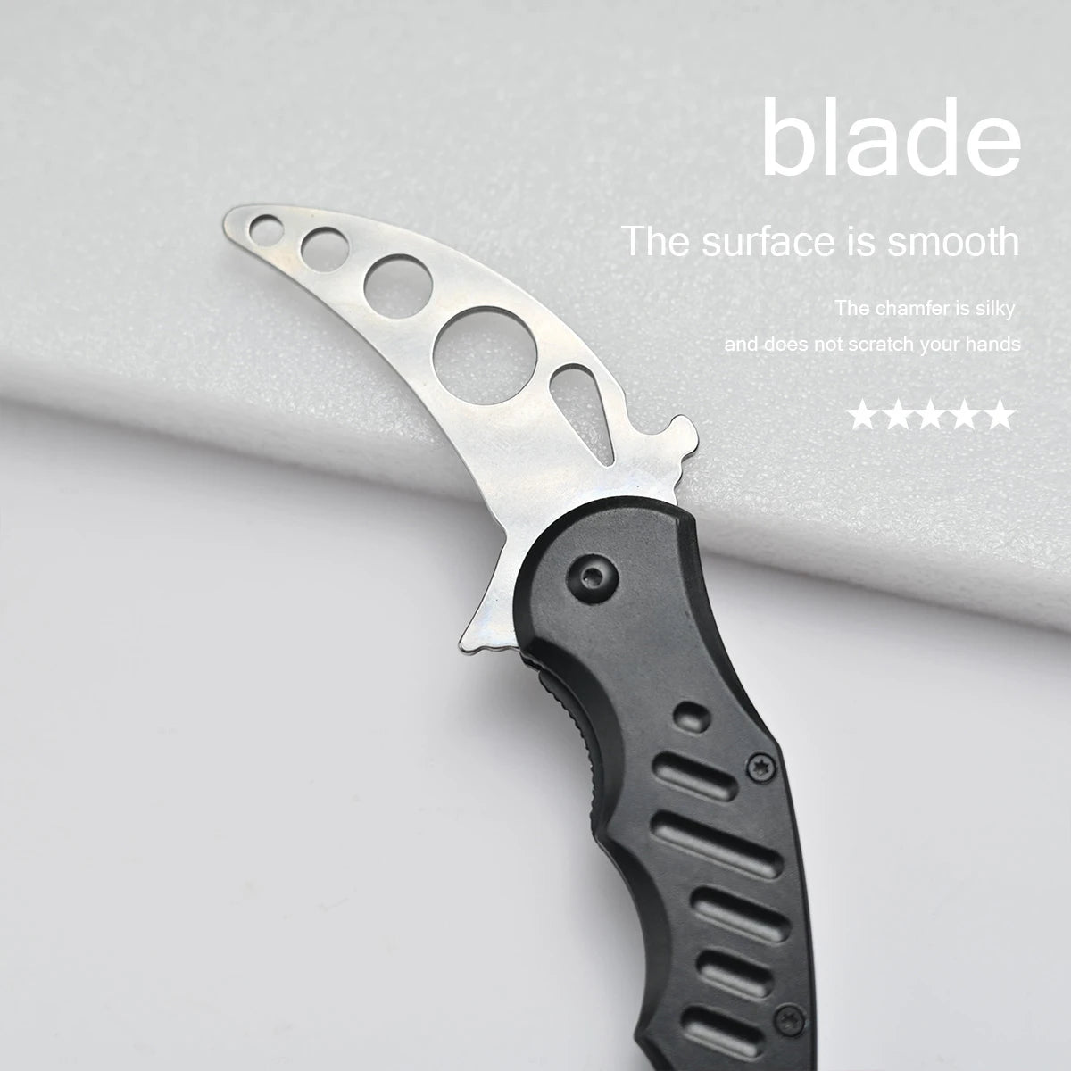 CSGO Folding Knife Game Aluminum Handle Training Knife