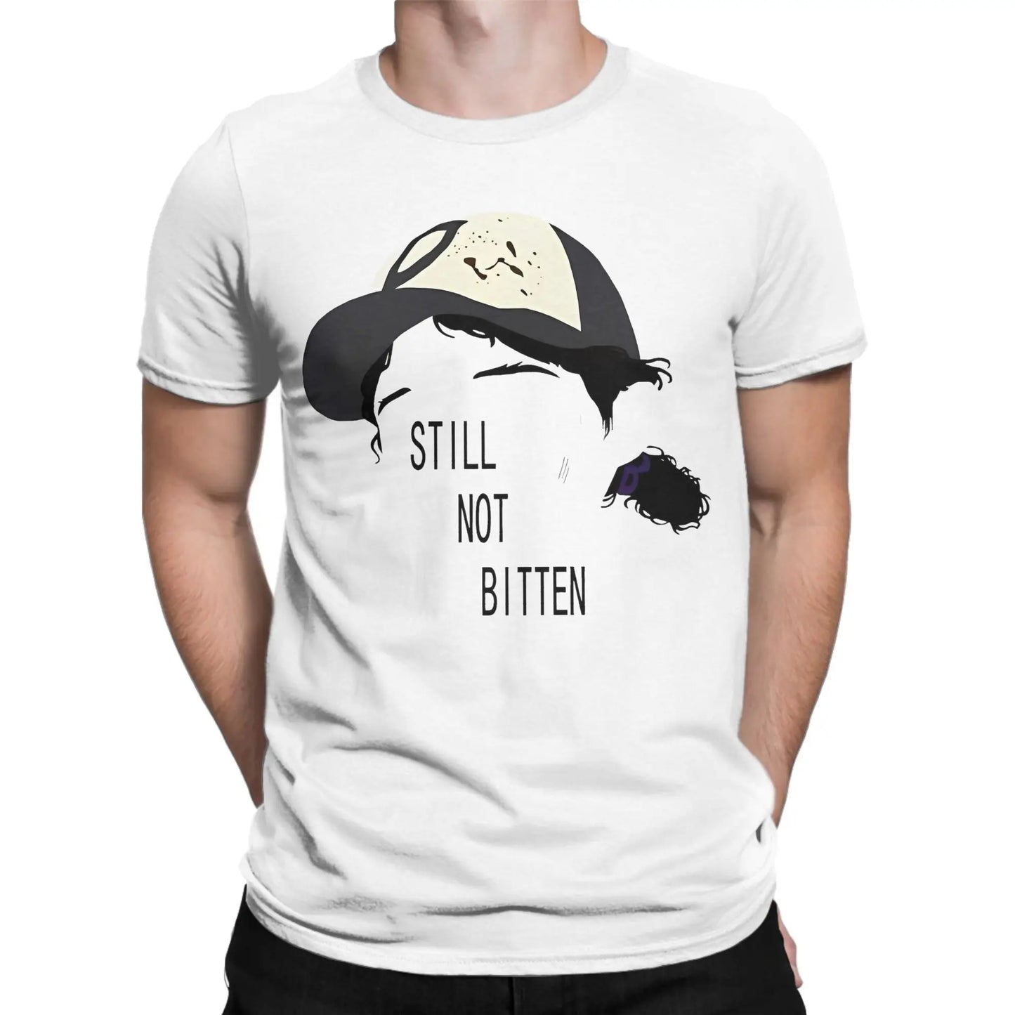 Telltale Games The Walking Dead Clementine Still Not Bitten Tshirt