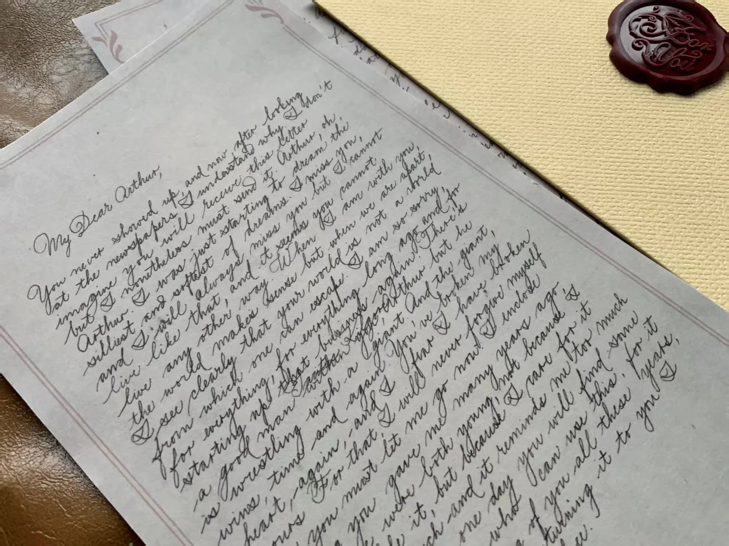 Red Dead Redemption Goodbye Letter From Mary Arthur Morgan - Default Title Available at 2Fast2See.co