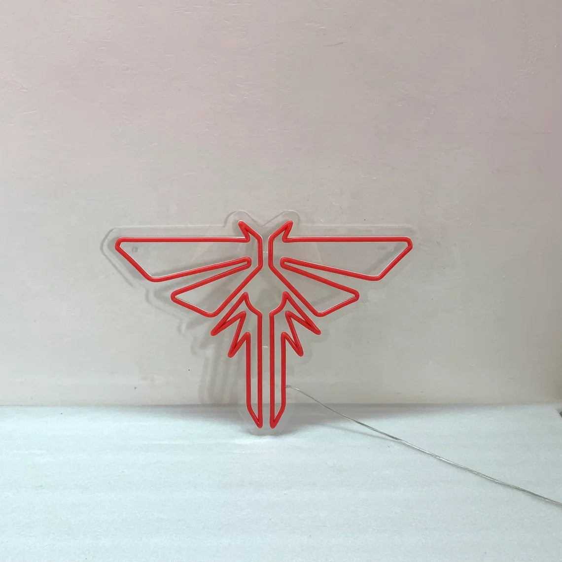 The Last Of Us Neon Light Firefly Sign Gamer Room Wall Decor - Dark Yellow / 16 inch Available at 2Fast2See.co