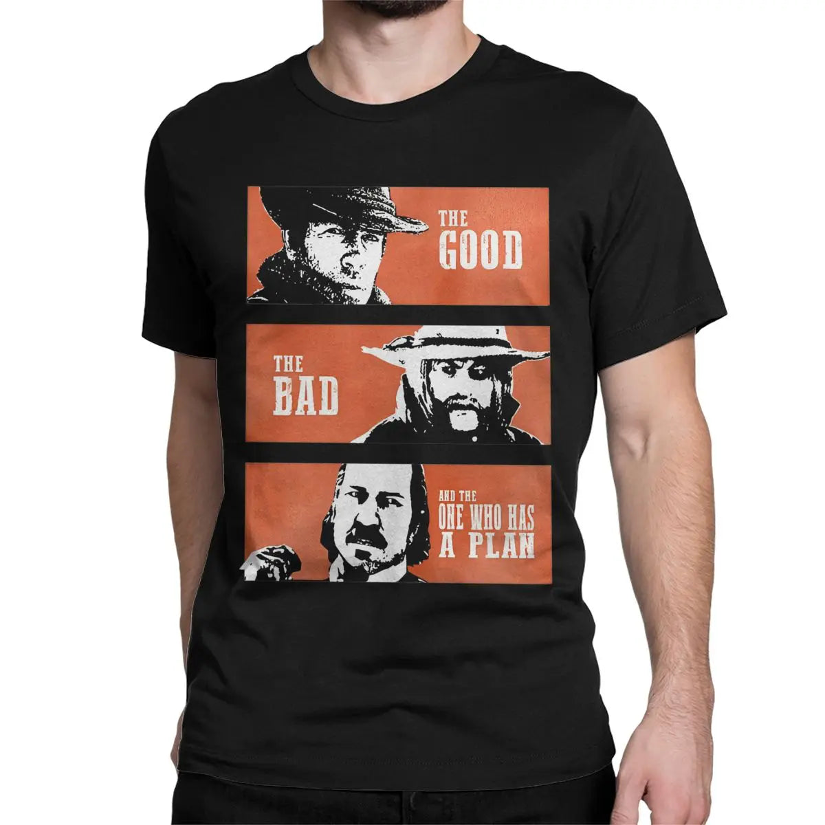 Red Dead Redemption The Good The Bad Inspired Tshirt - Black / S Available at 2Fast2See.co